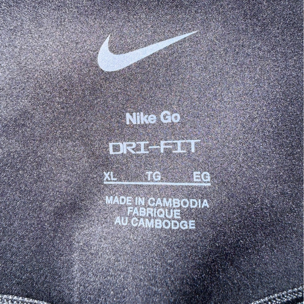 Nike Women’s Go Leggings, Firm Support, Capri Length, Sz XL - Picture 3 of 3